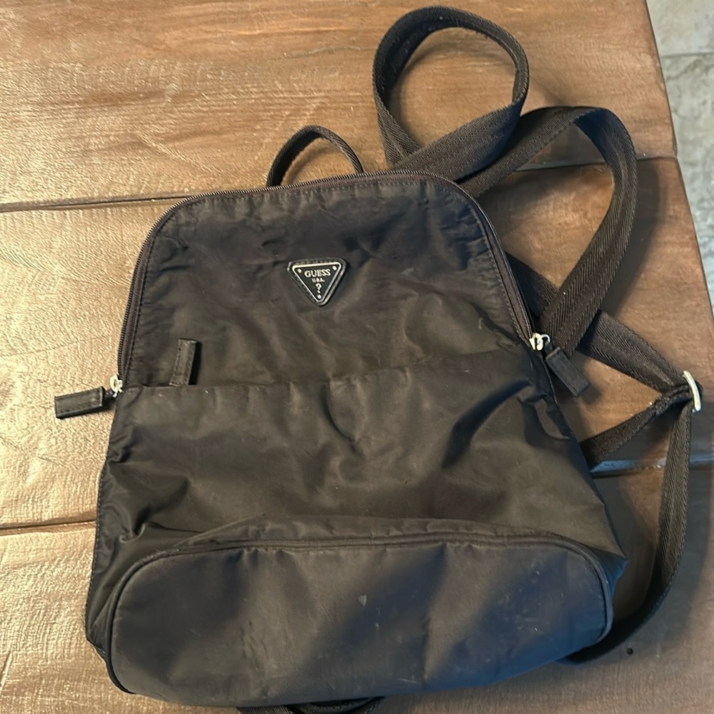 Guess black backpack 12”x11”